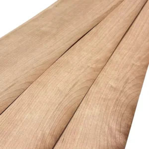 American Cherry wood veneer sheets with smooth surface for furniture and interior decoration
