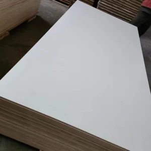 Matte Melamine Plywood board with smooth non-glossy surface for furniture and interior panels