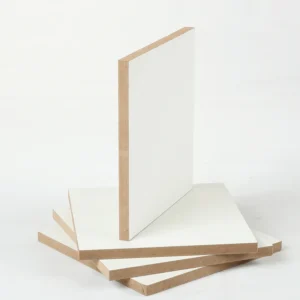 Melamine MDF board with smooth decorative surface for furniture and cabinets