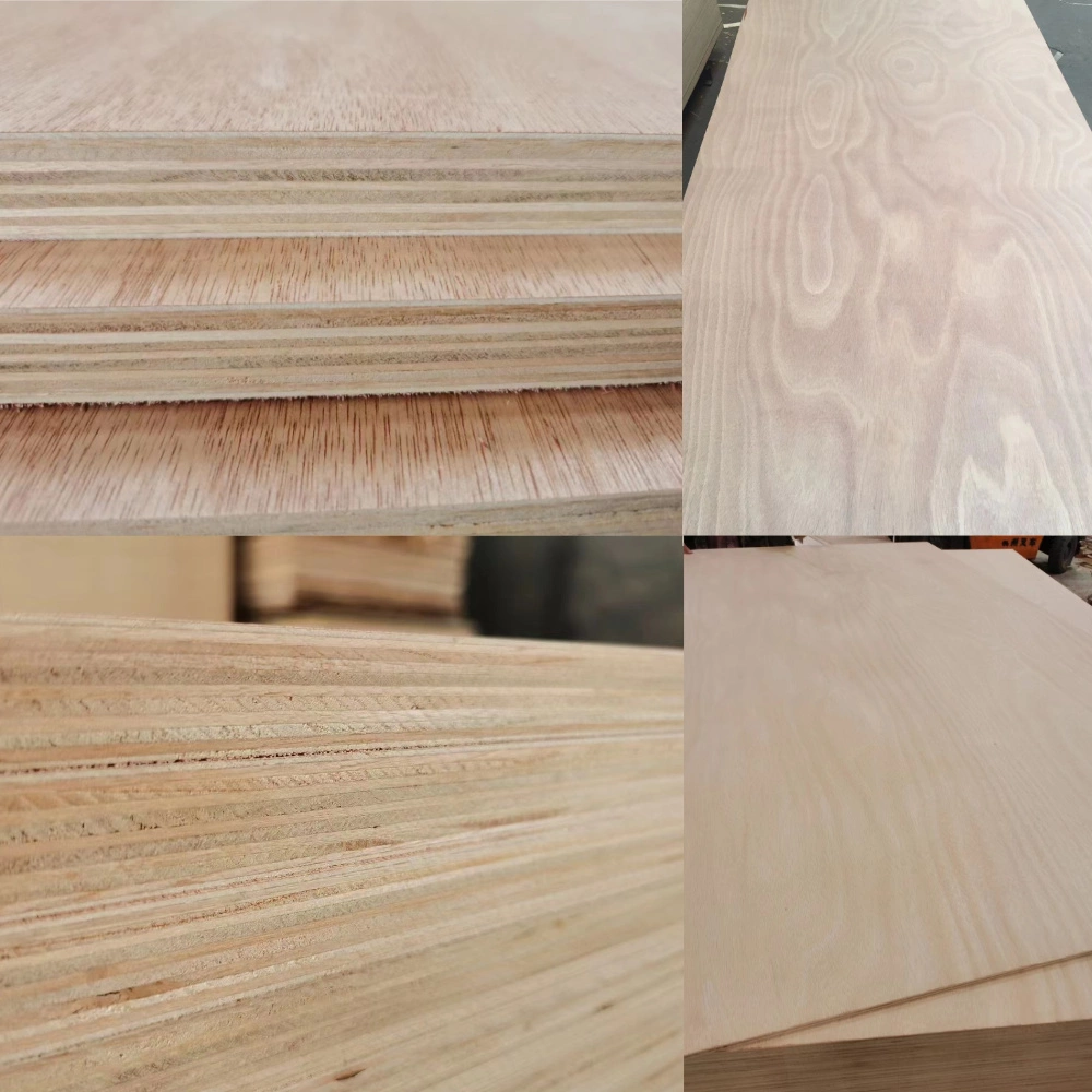 Eco-friendly Okoume plywood sheets with smooth surface for furniture and interiors