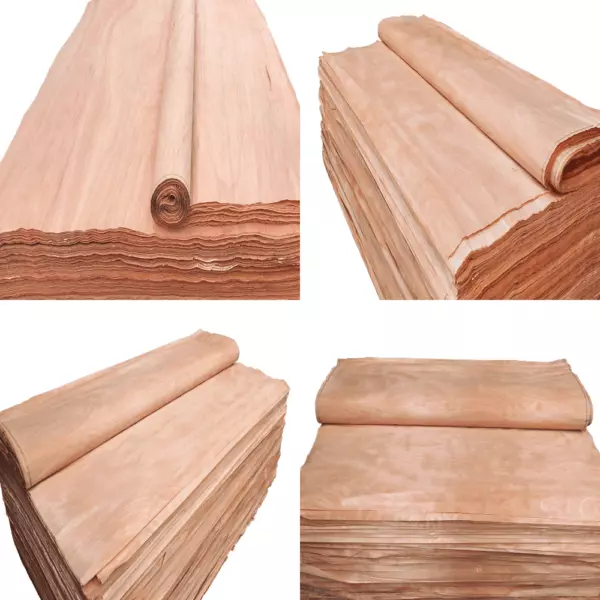 Eco-friendly Okoume veneer sheets with smooth surface for furniture and interiors