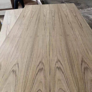 Premium teak fancy plywood sheet for cabinetry, wall panels, and furniture