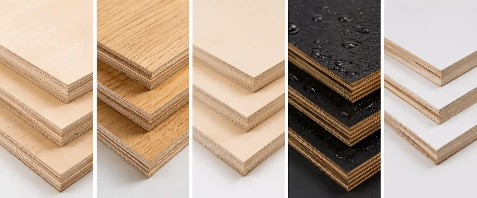 Tipos de madera contrachapada de calidad para muebles, utilizada en la fabricación de muebles y en aplicaciones de interiorismo.