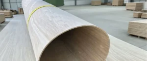 Flexible plywood used for curved furniture, interior design, and custom woodworking applications.
