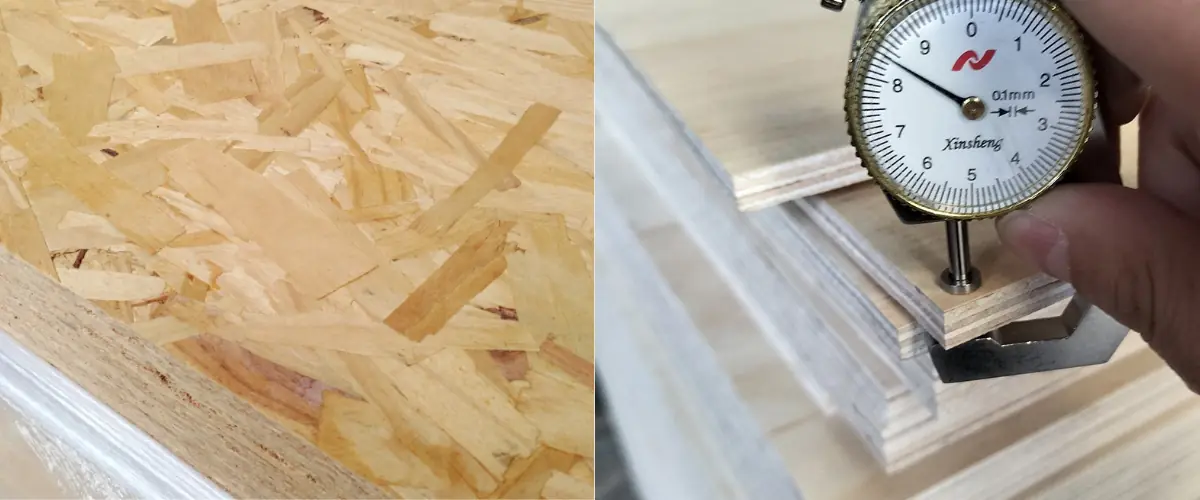 OSB vs plywood strength comparison showing differences in structural strength and performance.
