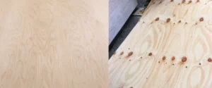 BCX vs CDX plywood comparison showing the key differences between the two types of plywood