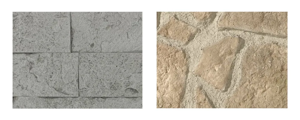 Faux rock wall panels residential house exterior wall cladding