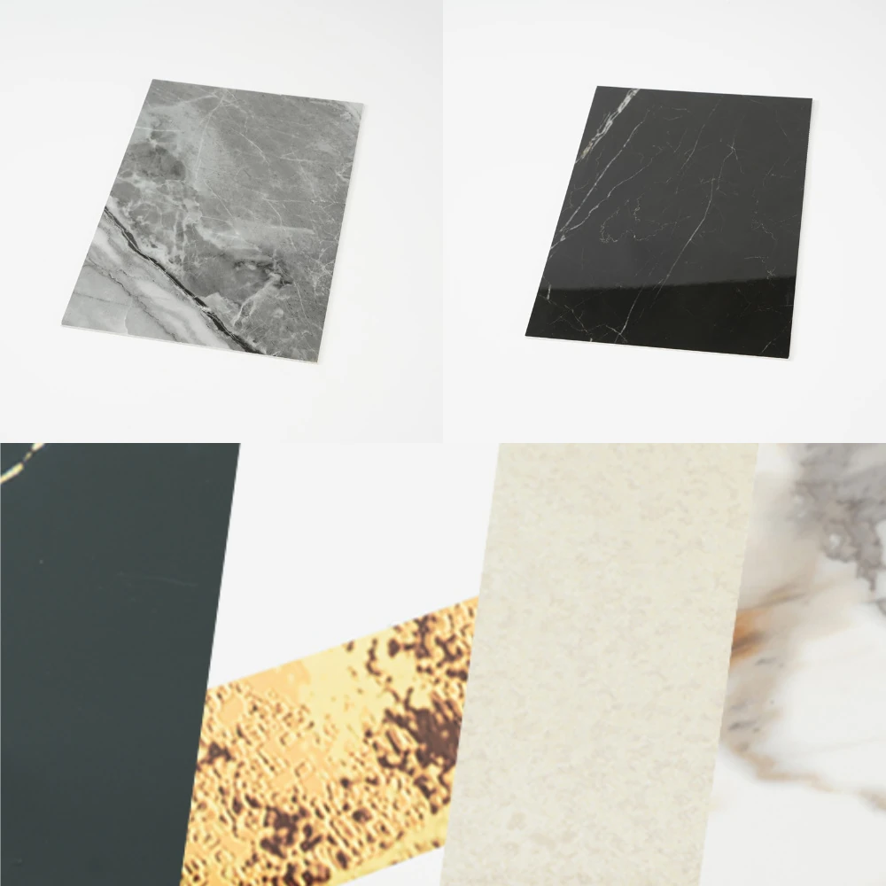 PVC marble sheet stone texture design for interior wall cladding panels