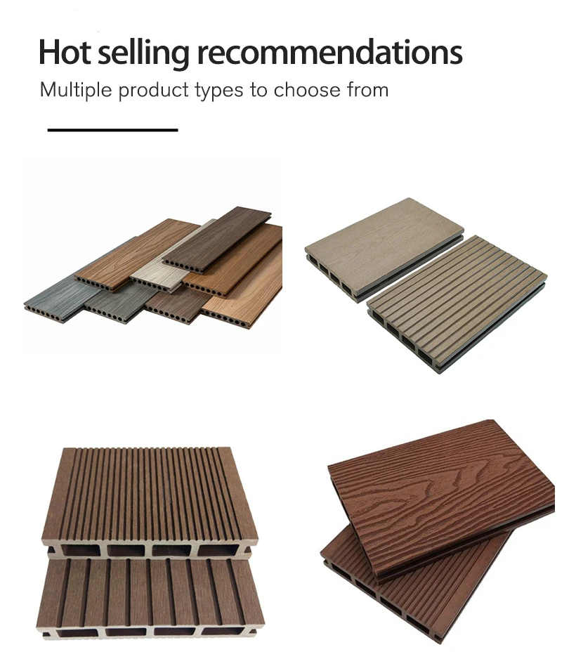 best seller wpc decking floor outdoor composite wood board popular style