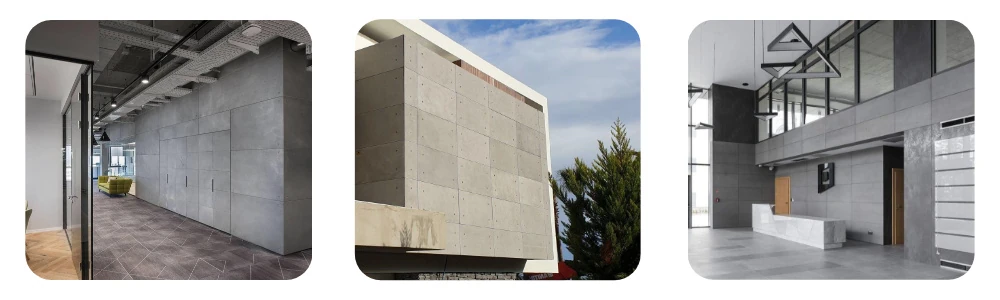 Concrete Effect MCM Panel Application