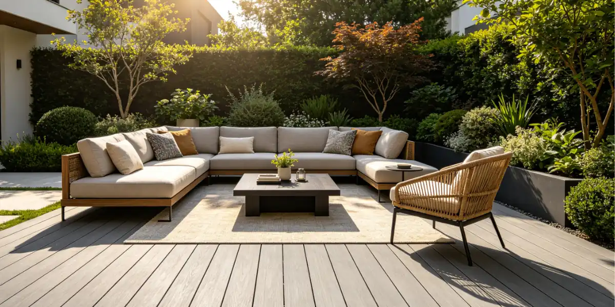 Clean and well-maintained WPC decking kept looking new through regular cleaning and proper outdoor maintenance.