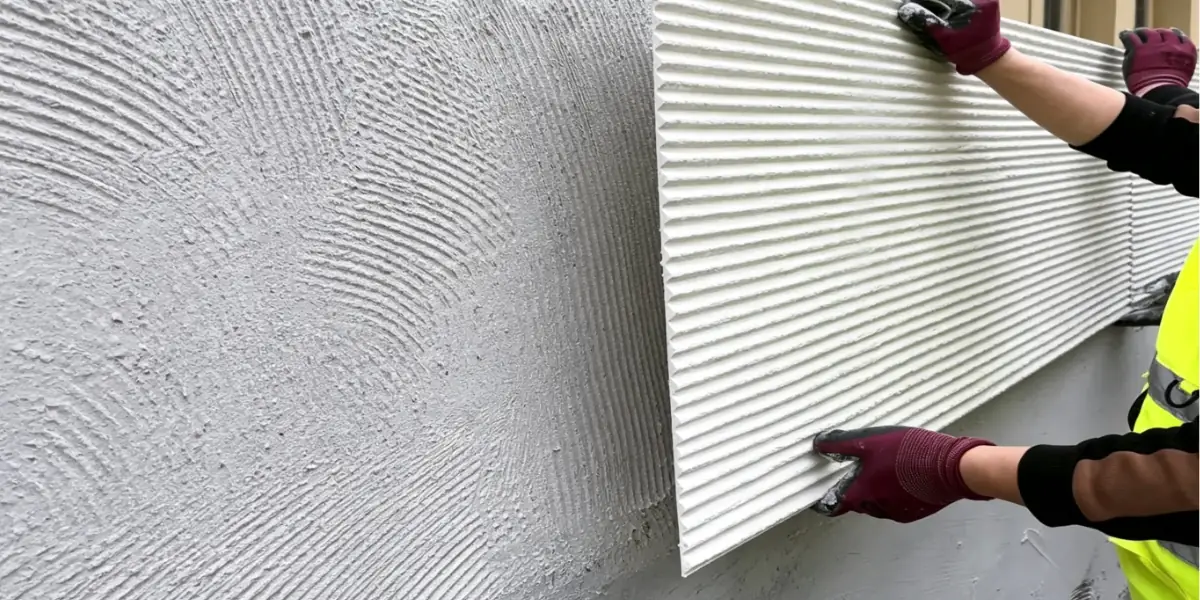 How to install flexible stone panels on walls for interior and exterior wall applications.