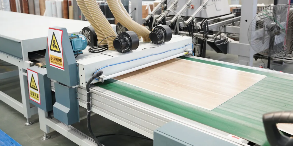 SPC flooring manufacturing process from raw materials to finished floors