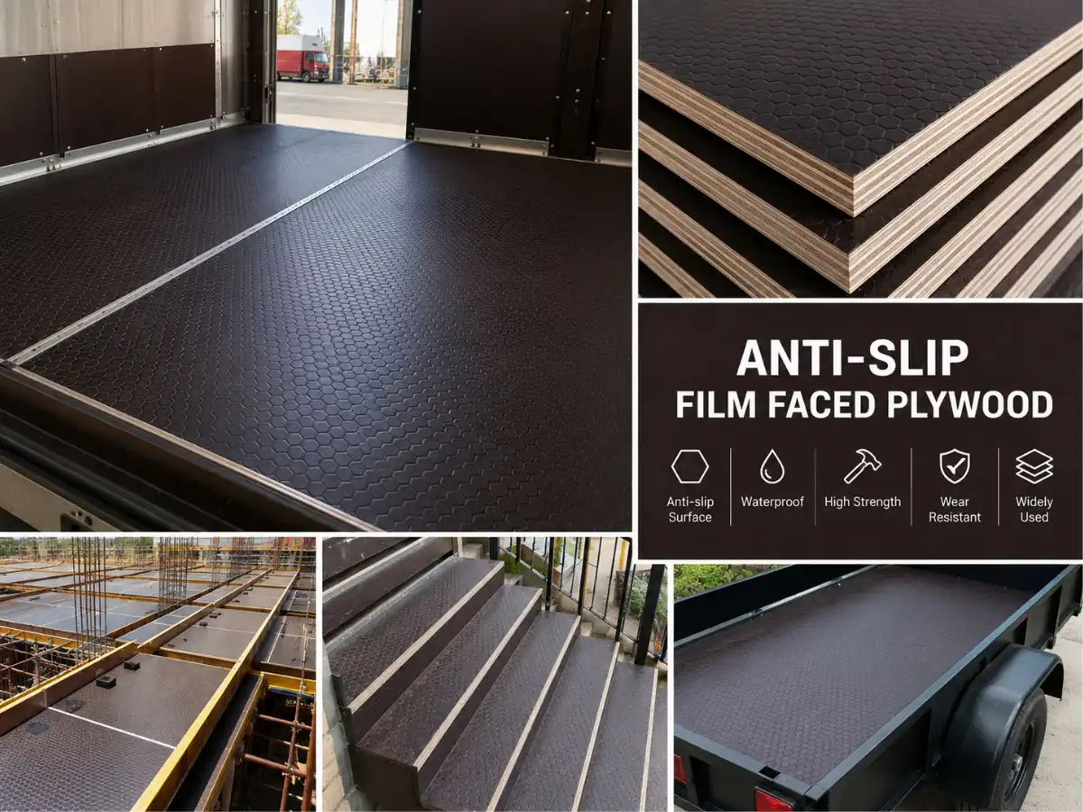anti slip film faced plywood applications