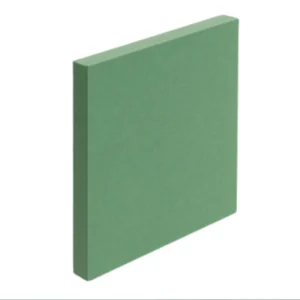 Moisture resistant MDF boards with green core for kitchen and bathroom furniture applications.