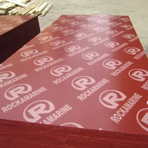 Red film faced plywood with waterproof surface for construction and concrete formwork