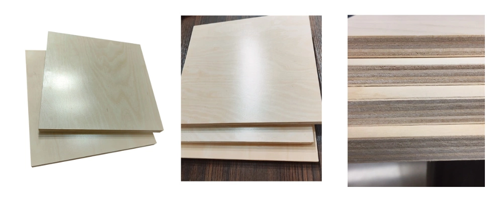 UV Birch Plywood sheet edges