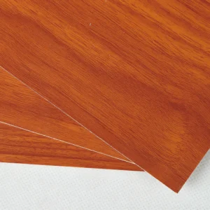 Furniture-grade wood grain melamine plywood with smooth decorative finish