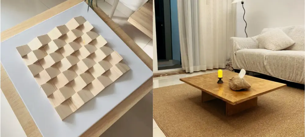 DIY furniture project using waterproof birch plywood panels