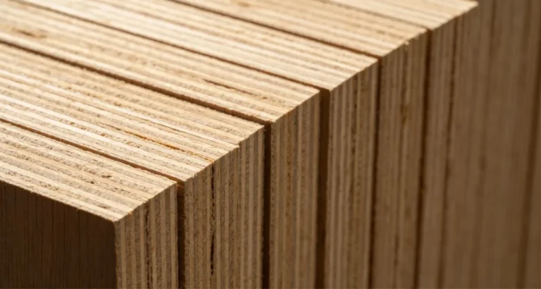 structure layers of melamine faced plywood panel