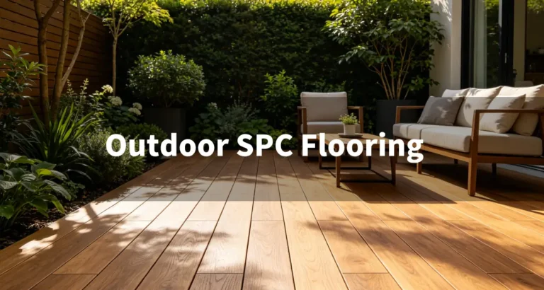 SPC-Bodenbeläge für den Außenbereich im Garten und auf dem Balkon