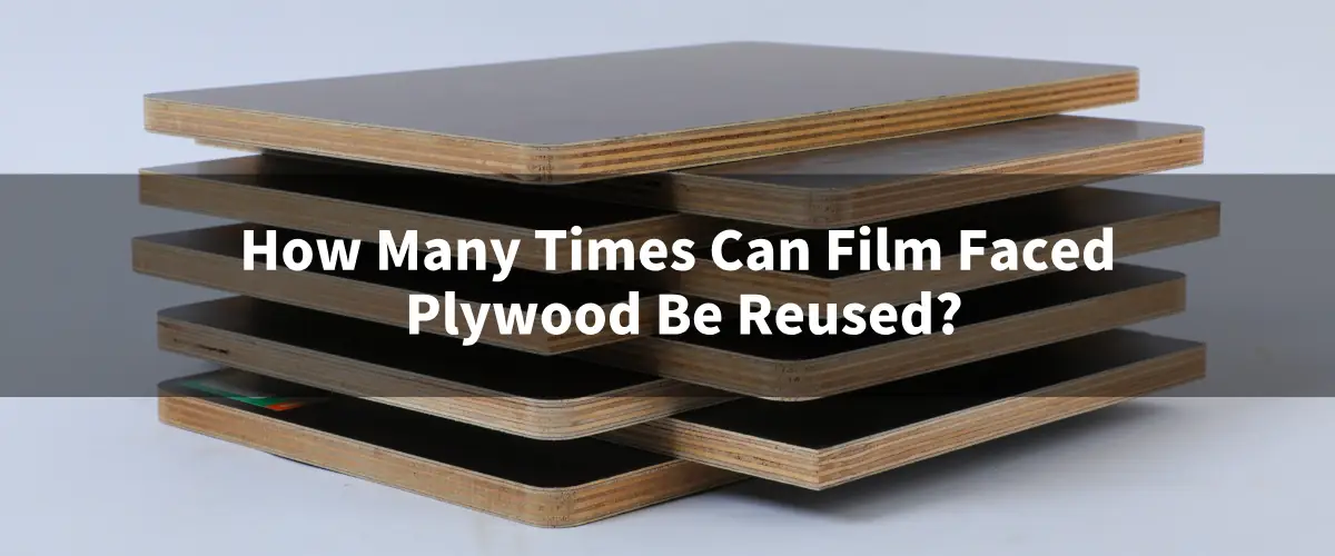Different grades of film faced plywood with different reuse cycles for concrete formwork
