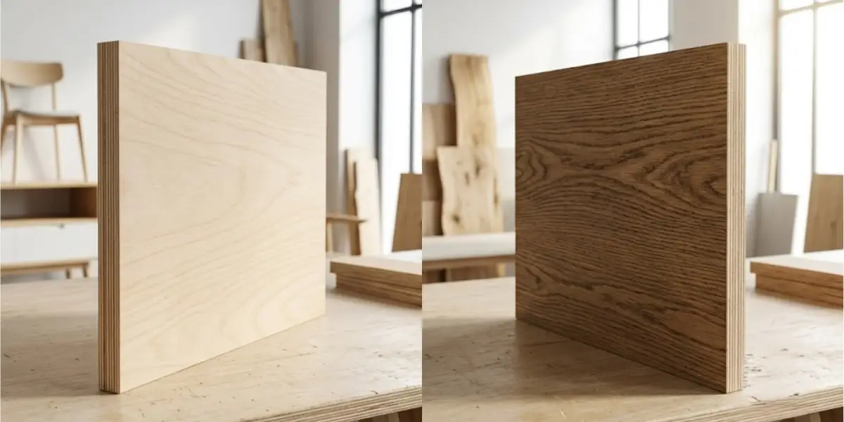 Strength comparison of birch plywood and oak plywood for furniture