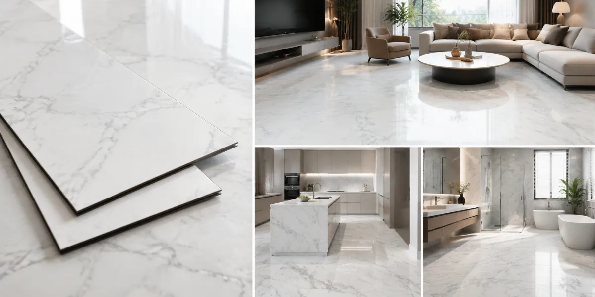 Marble SPC flooring used