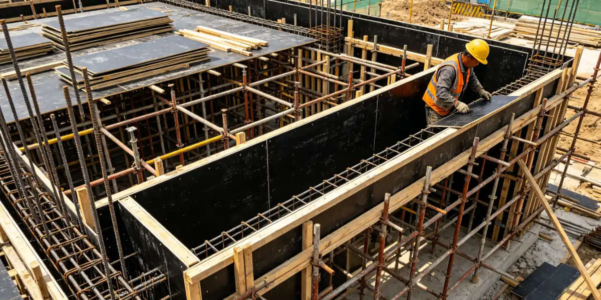 film faced plywood for concrete formwork