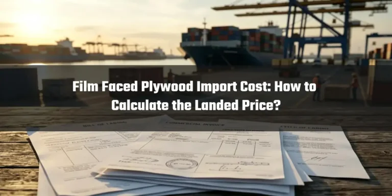 film faced plywood import cost and container loading