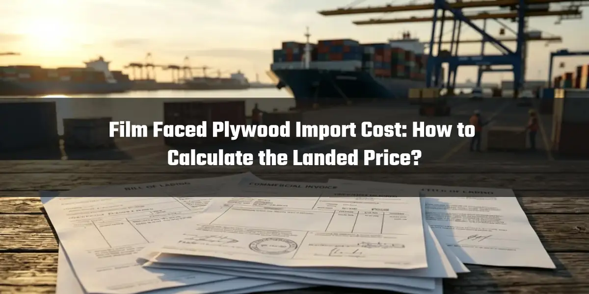 film faced plywood import cost and container loading