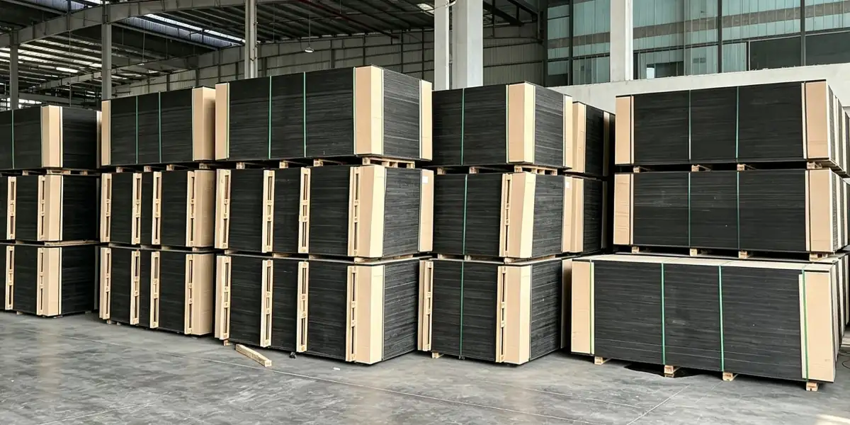 film faced plywood delivery from port to warehouse