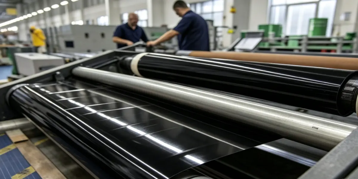 Quality control inspection of film faced plywood in a factory