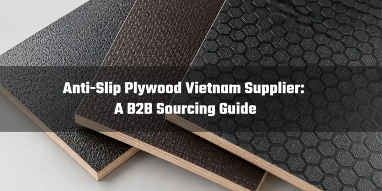 Anti-slip plywood Vietnam supplier for B2B buyers