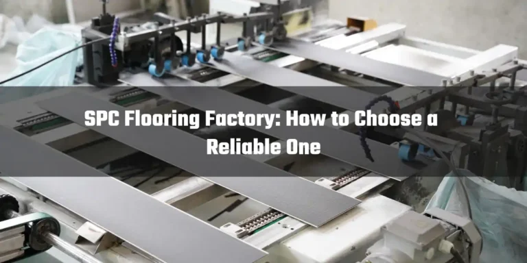 SPC flooring factory production line