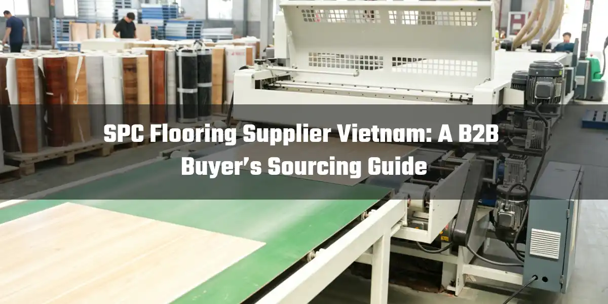 SPC Flooring Supplier Vietnam manufacturing facility