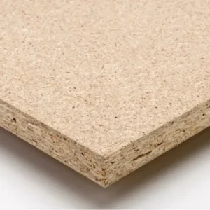 Painéis de aglomerado utilizados na fabricação de móveis, armários e aplicações de interiores.