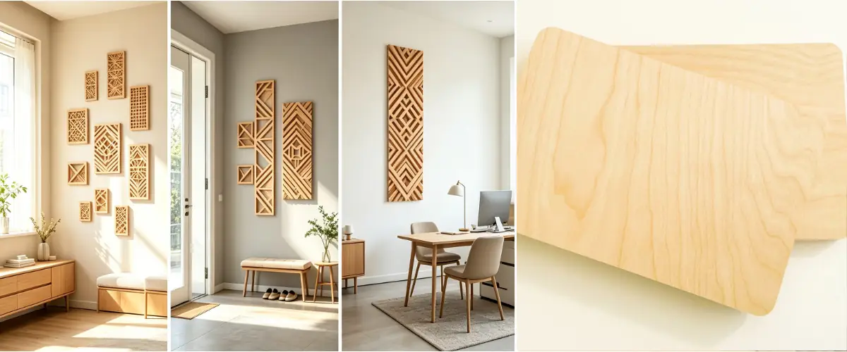 Applications of birch plywood CNC cutting in furniture and interiors