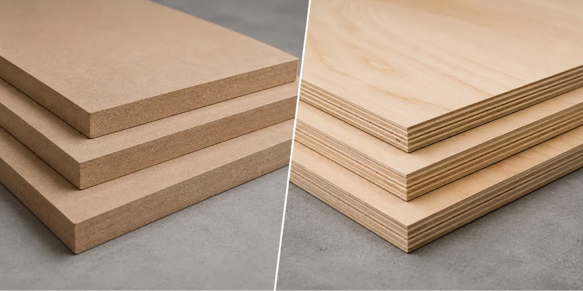 MDF board vs plywood comparison