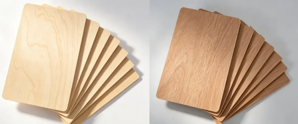 Birch plywood vs Okoume plywood comparison