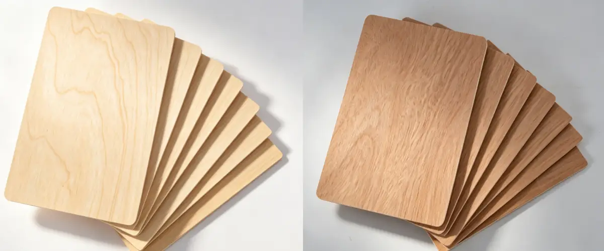 Birch plywood vs Okoume plywood comparison