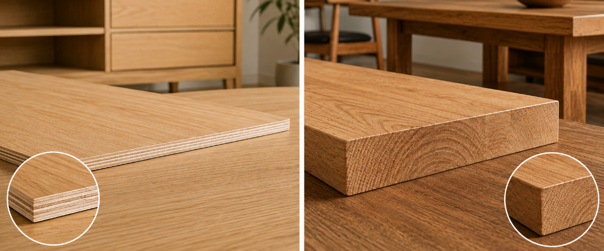 fancy plywood vs solid wood for furniture
