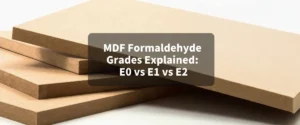 MDF Formaldehyde Grades E0 E1 E2 MDF boards