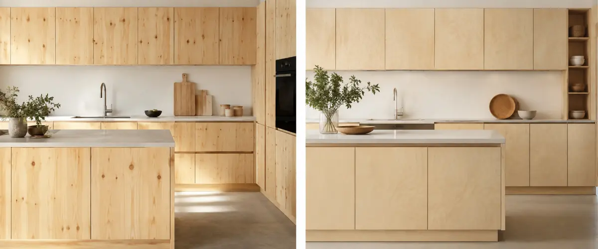 pine and birch plywood applications