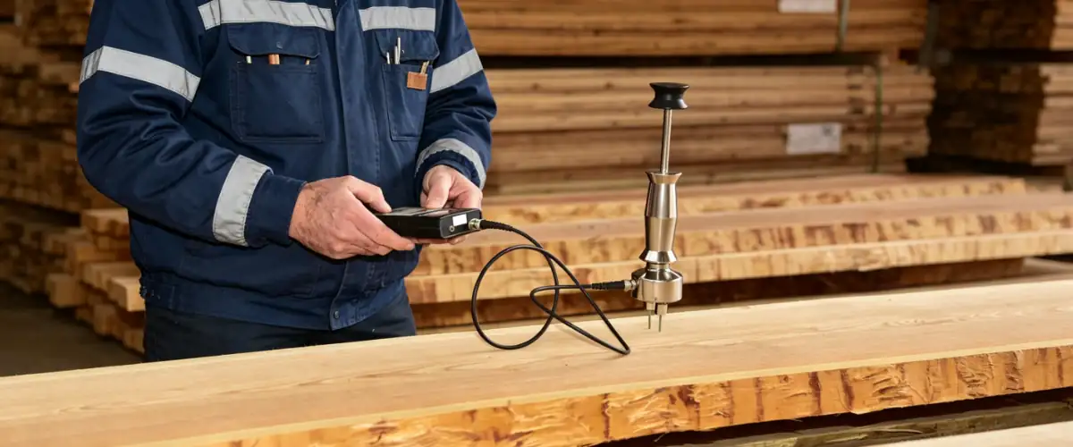 Sawn timber quality control and dimensional inspection