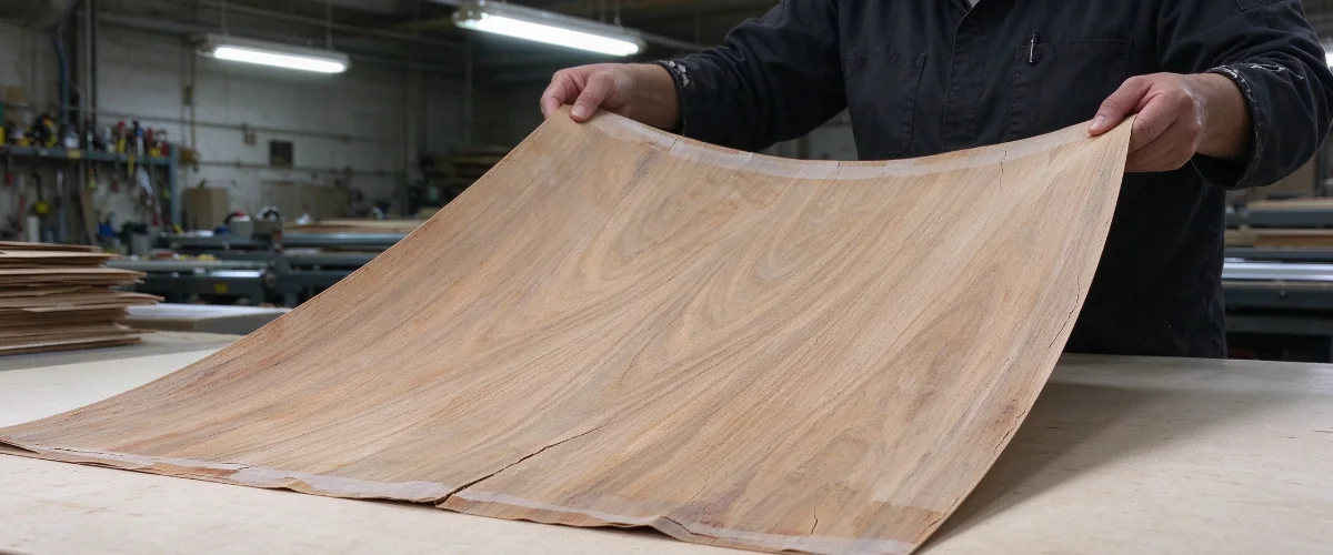 Inspecting wood veneer sheets for edge damage and surface defects