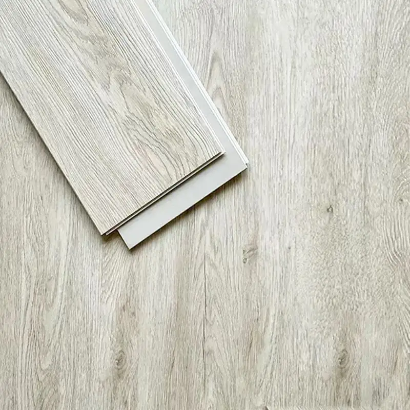 SPC flooring display with modern waterproof surface finish