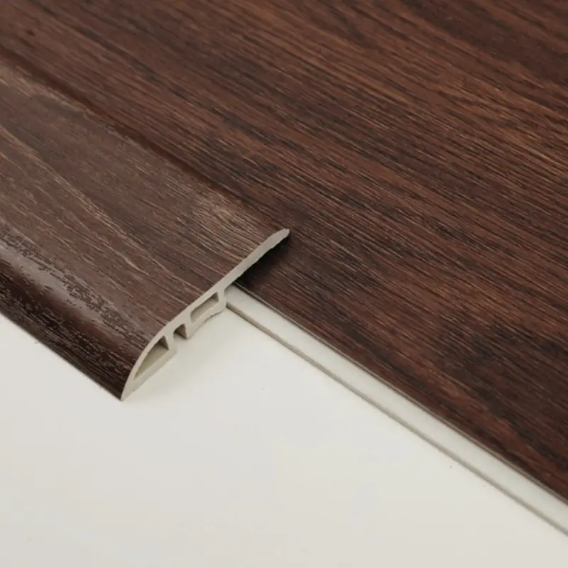 SPC flooring reducer edge detail for seamless floor transition