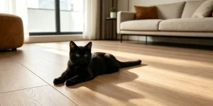 Pet-friendly flooring maintenance for removing pet hair from SPC flooring