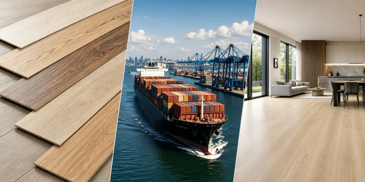 SPC flooring supplier in Europe sourcing from China